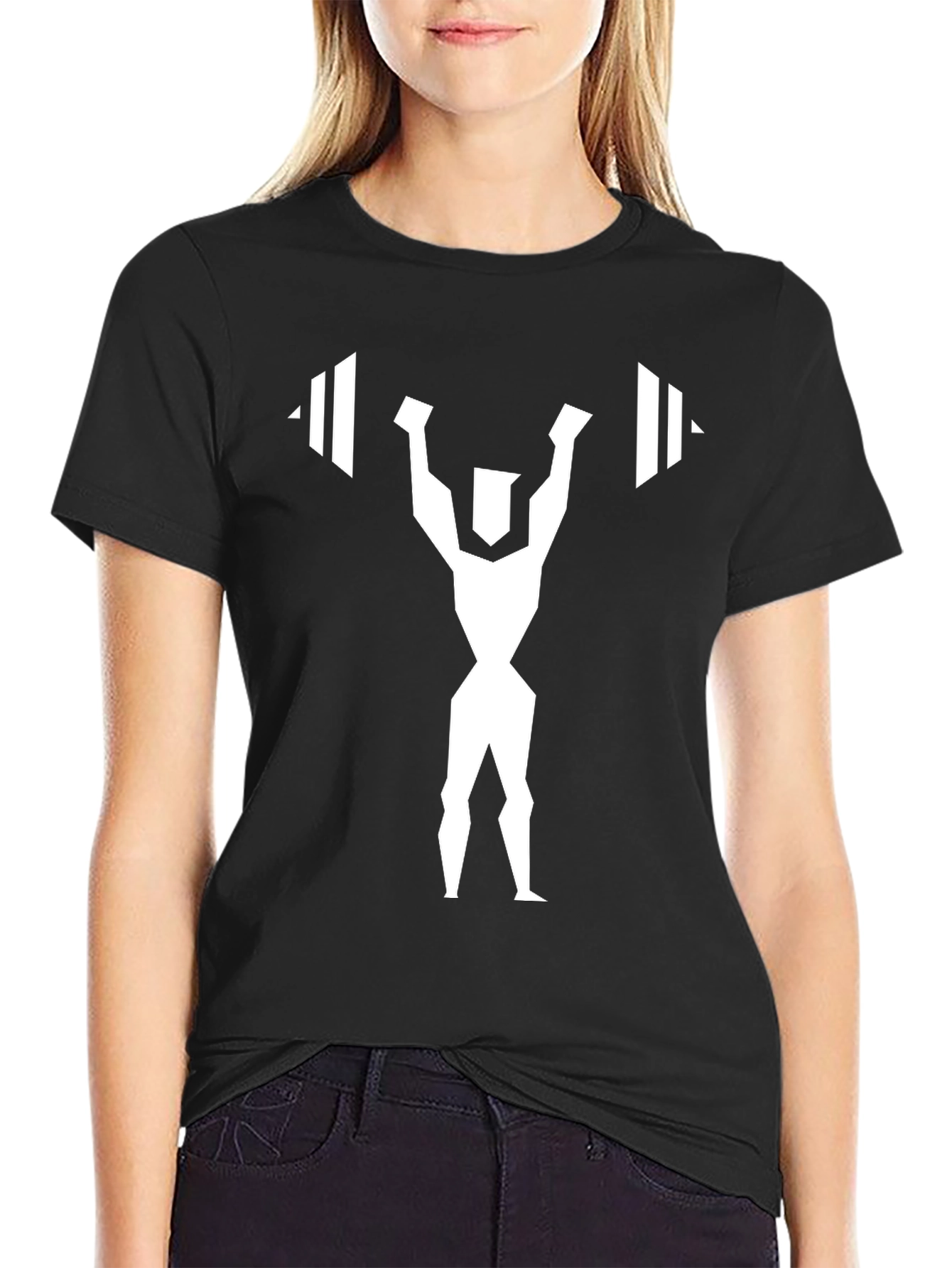 Weightlifting Graphic Tee - Black