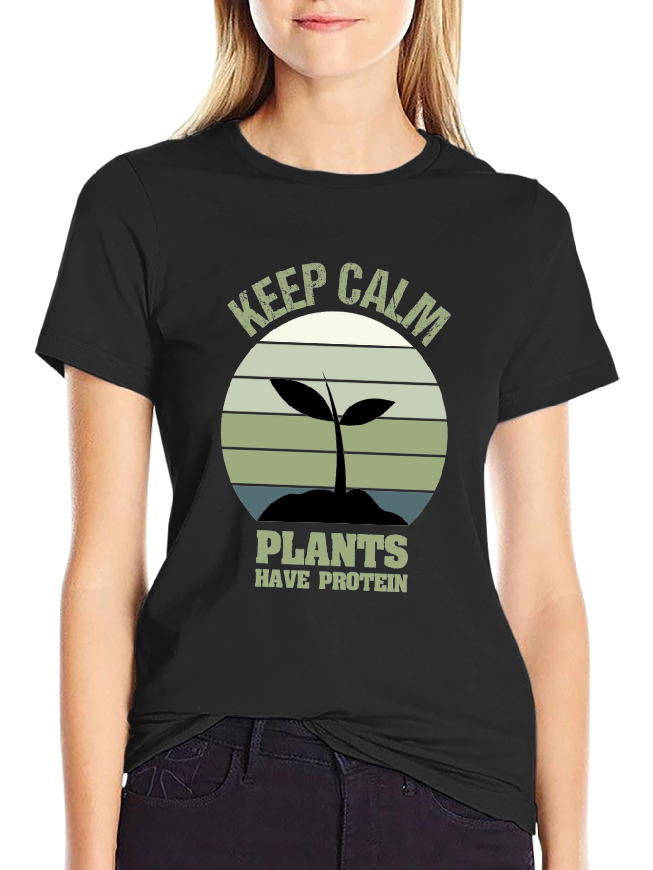 Keep Calm Plants Have Protein T-Shirt