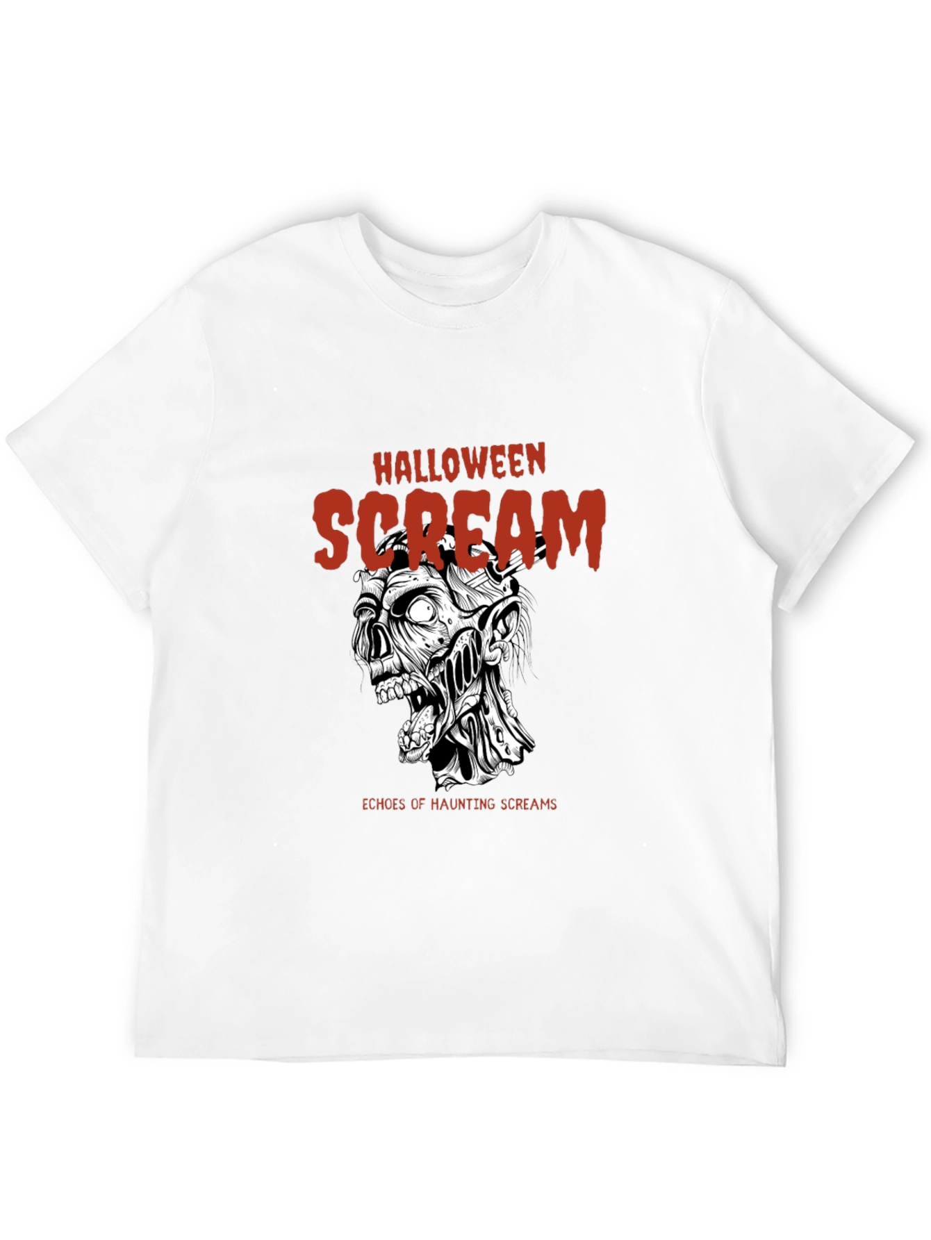 Halloween Scream T-Shirt Graphic Tee