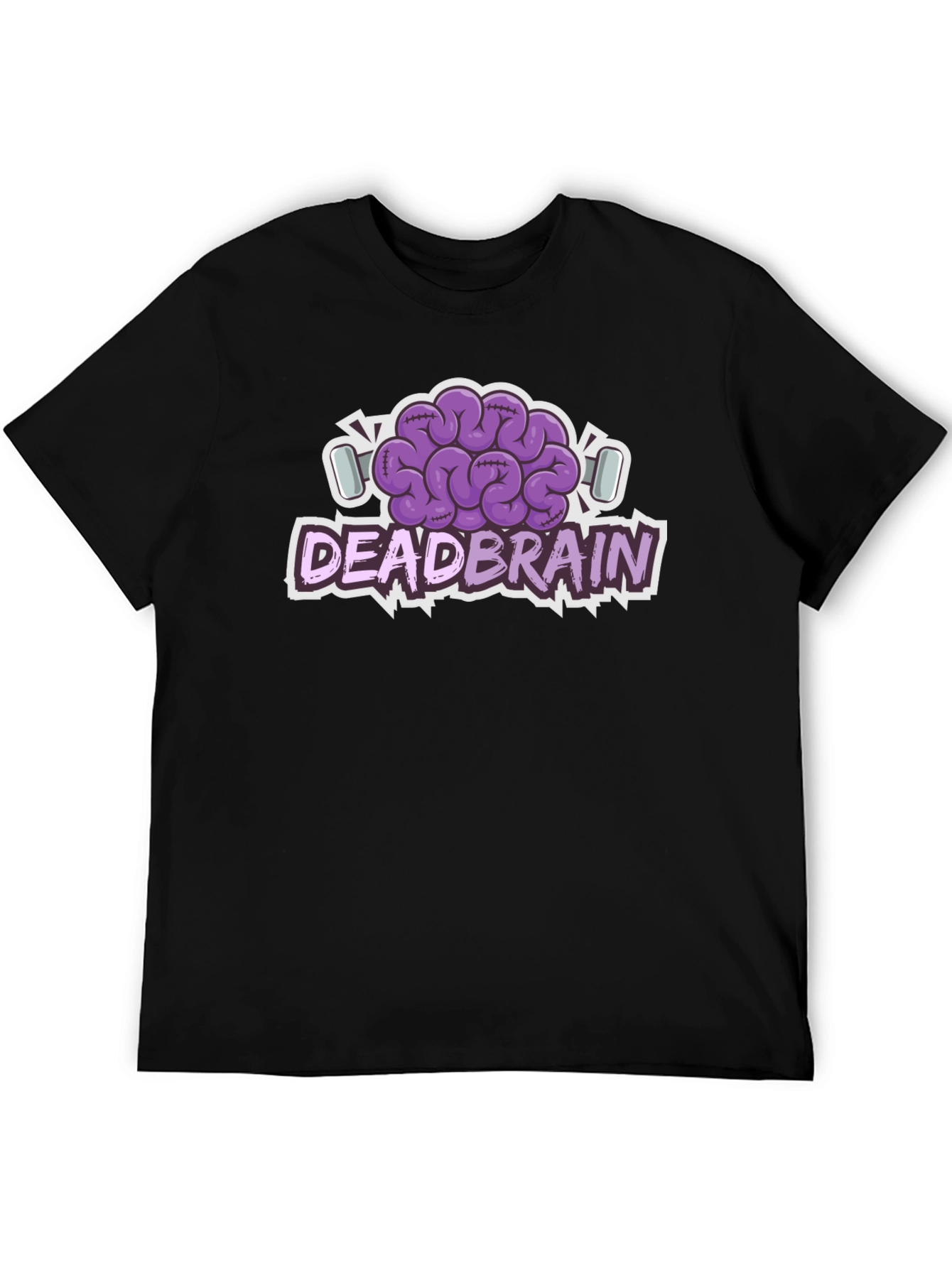Dead Brain Graphic Tee - Unique Zombie Style Shirt
