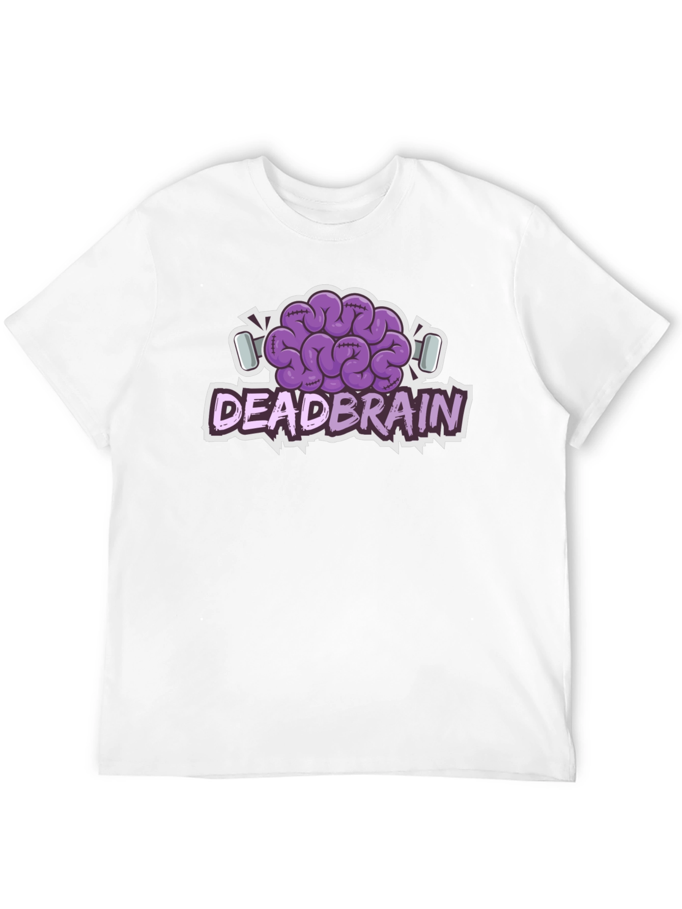 Dead Brain Graphic Tee - Unique Zombie Style Shirt