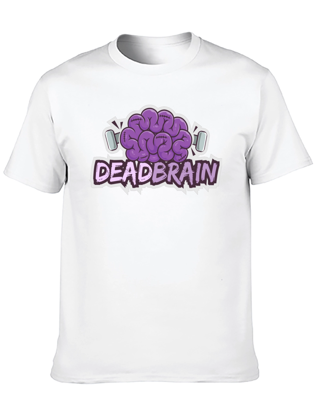 Dead Brain Graphic Tee - Unique Zombie Style Shirt