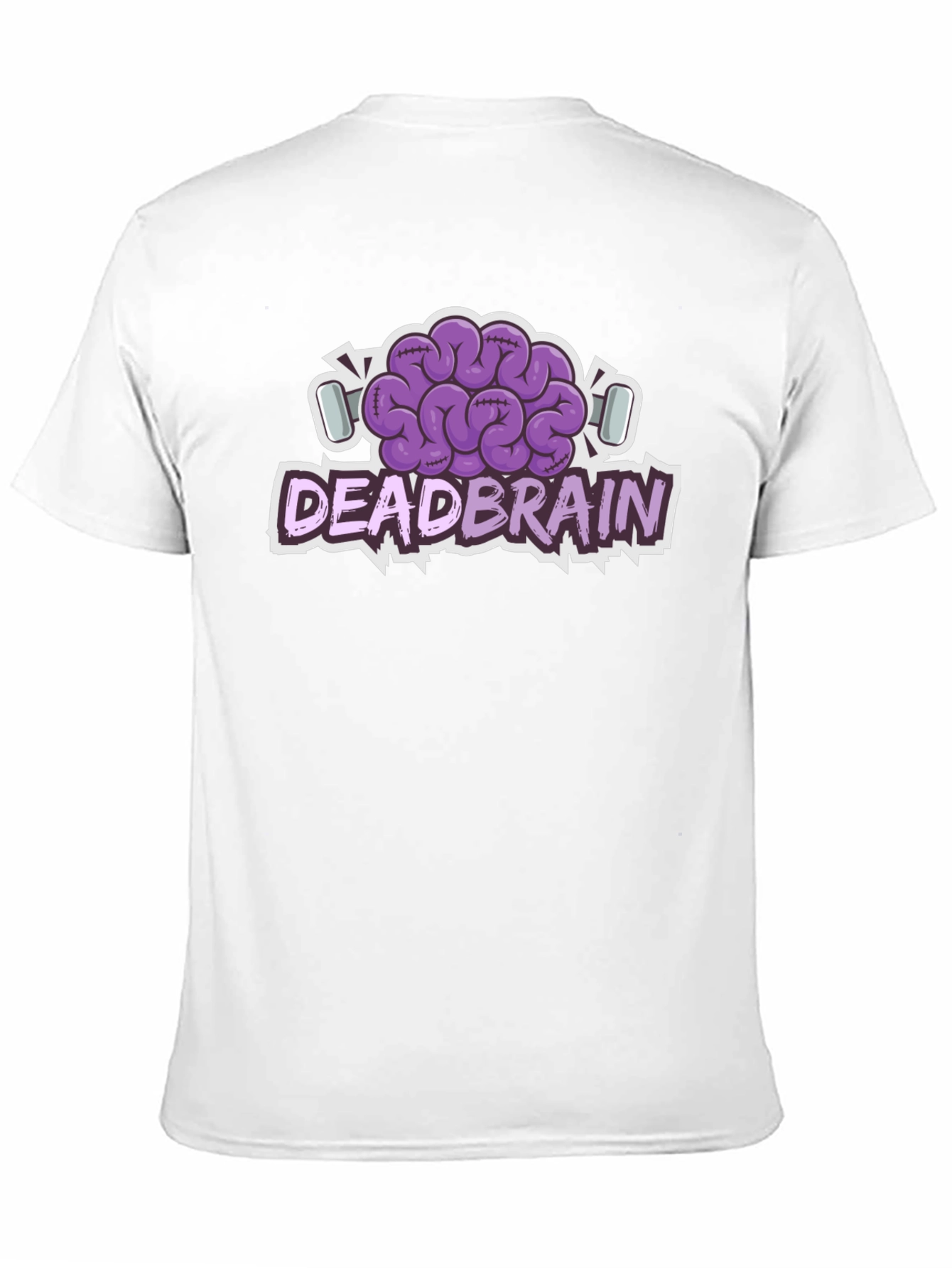 Dead Brain Graphic Tee - Unique Zombie Style Shirt