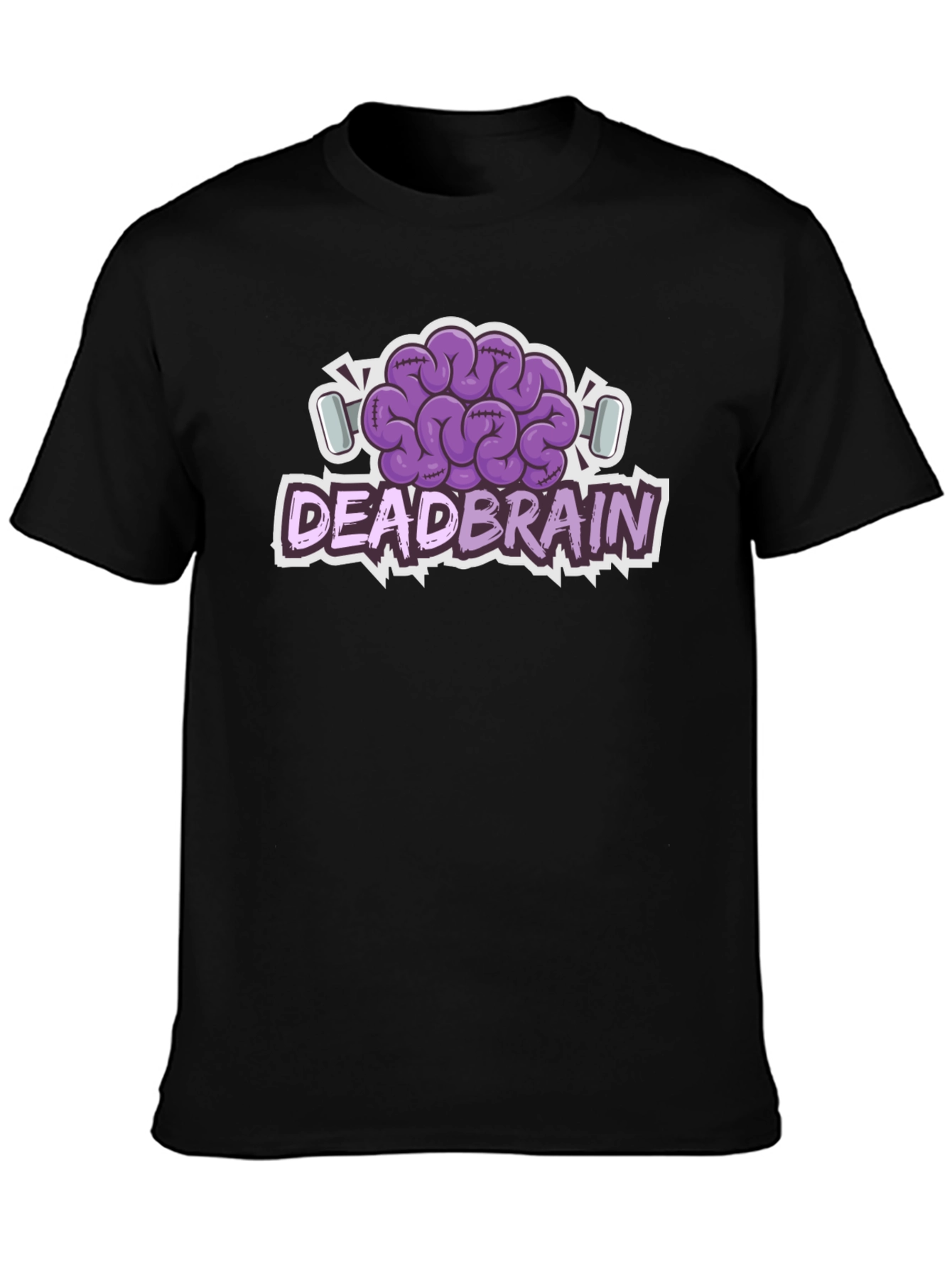 Dead Brain Graphic Tee - Unique Zombie Style Shirt
