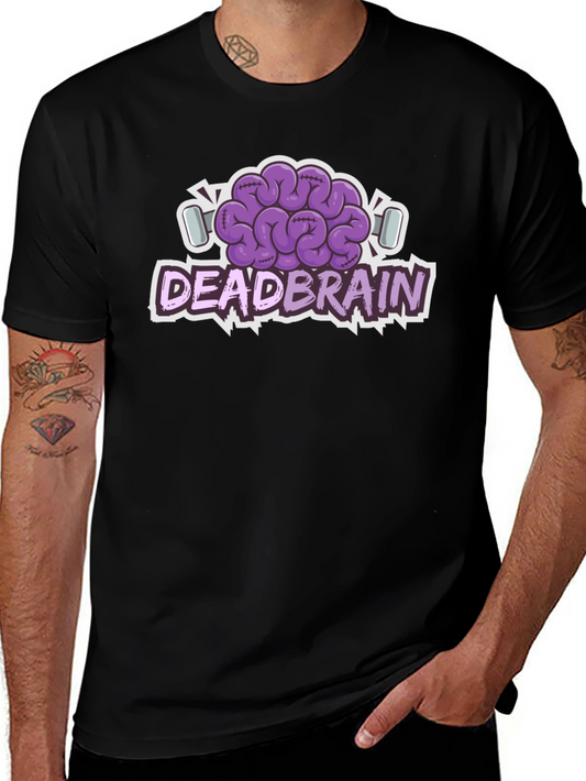 Dead Brain Graphic Tee - Unique Zombie Style Shirt