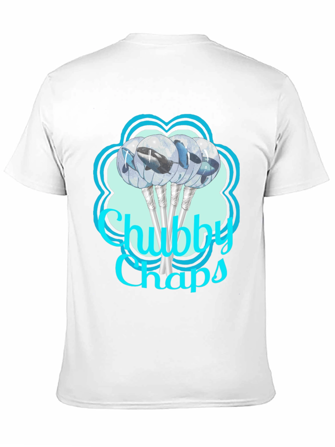 Chubby Chaps Whale Lollipop Graphic Tee