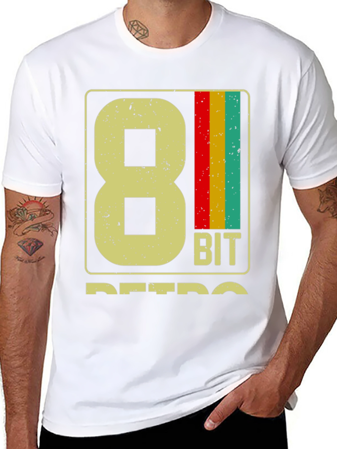 Retro 8-Bit Graphic T-Shirt