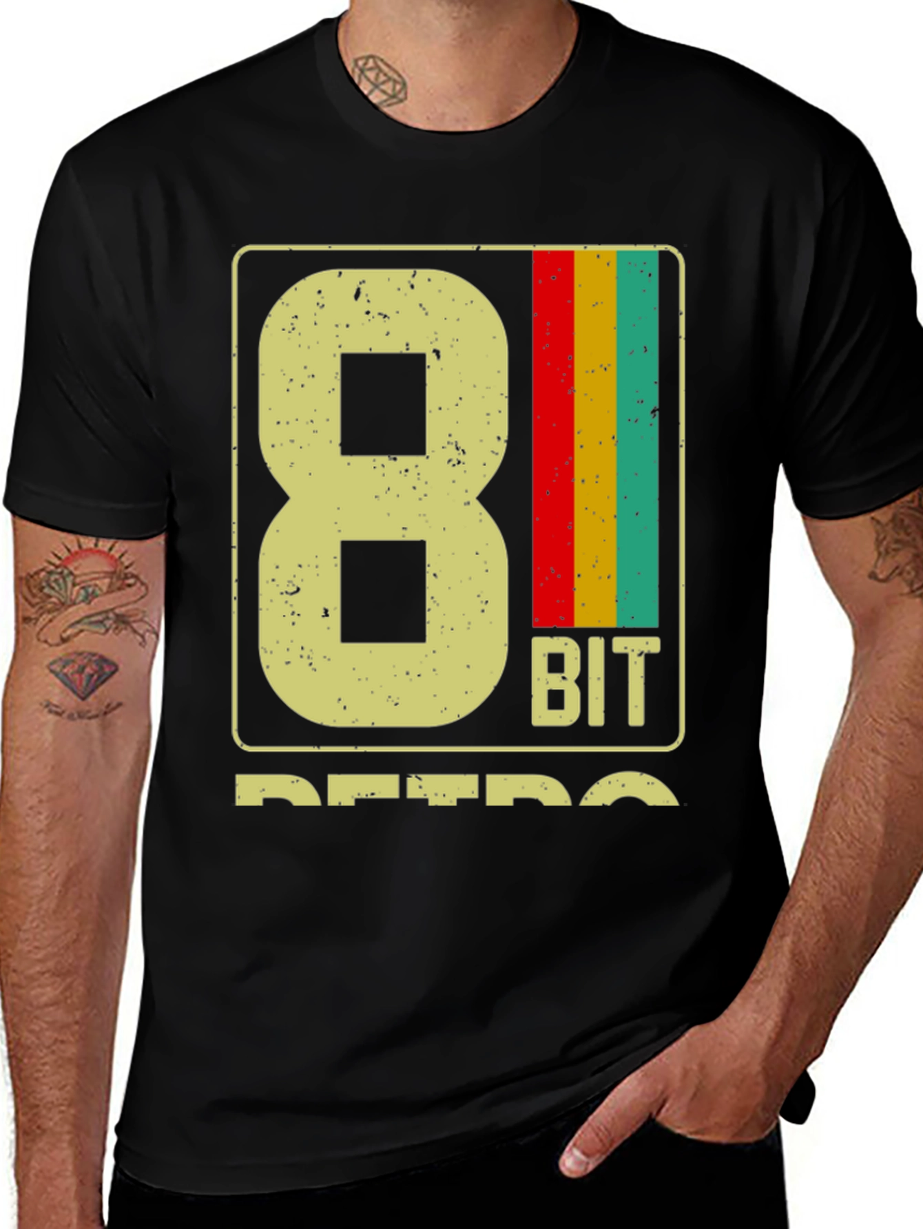 Retro 8-Bit Graphic T-Shirt
