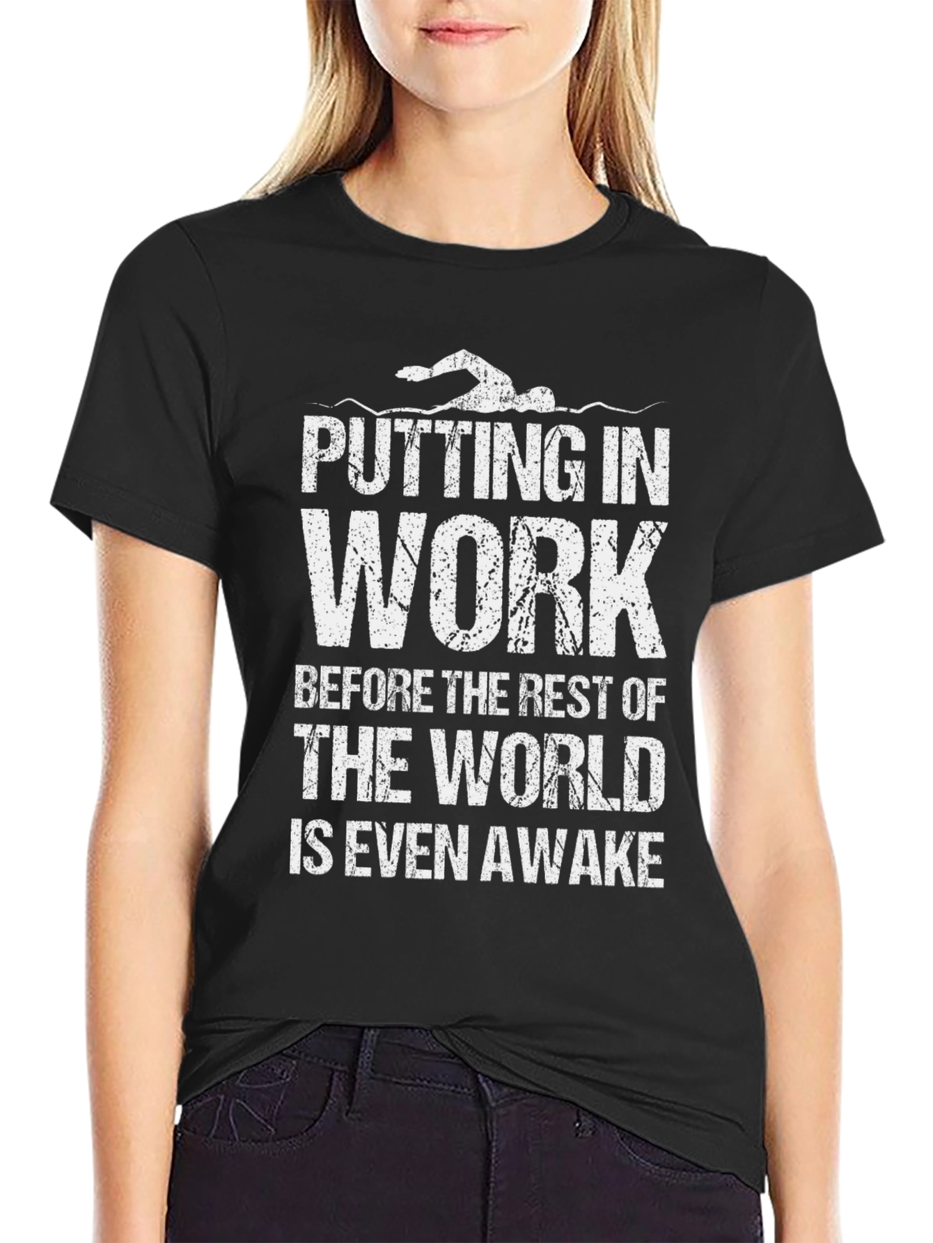 Swimmer T-Shirt - Putting In Work