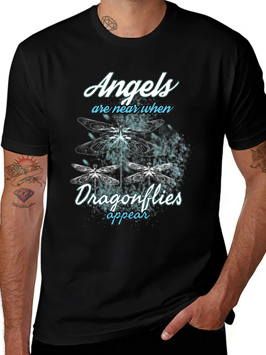 Angels and Dragonflies Graphic T-Shirt