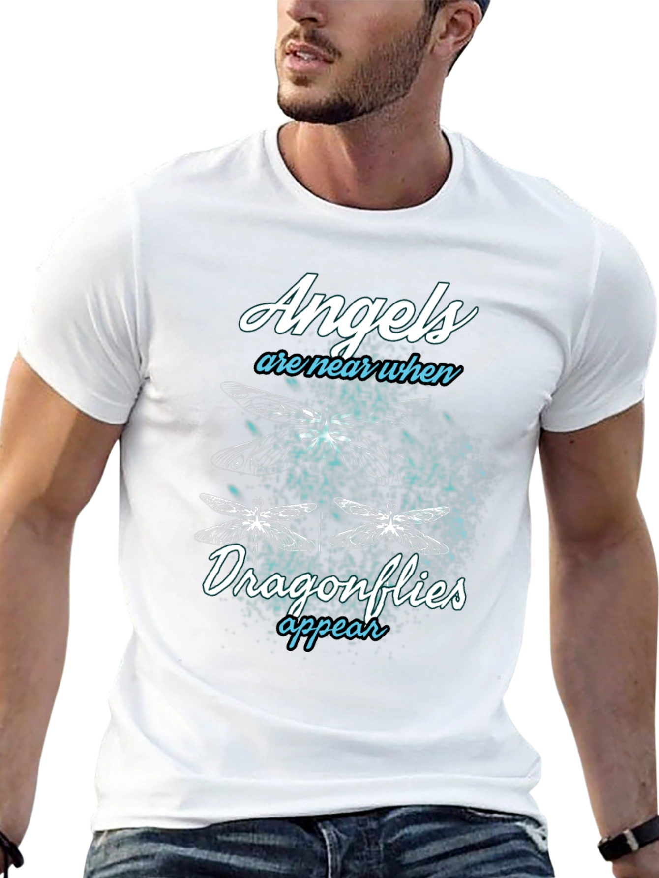 Angels and Dragonflies Graphic T-Shirt