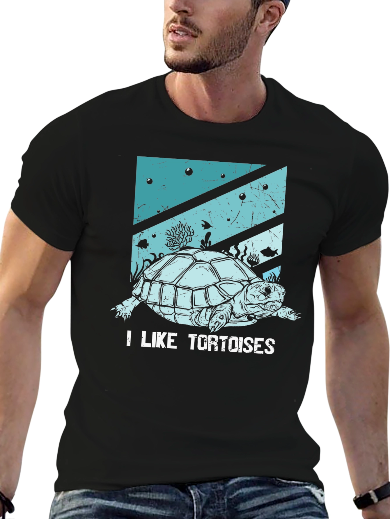 I Like Tortoises Graphic T-Shirt