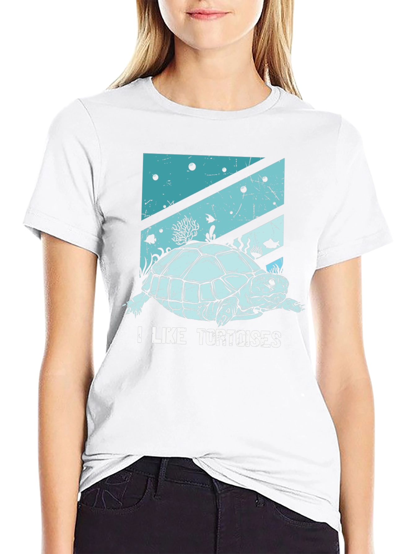 I Like Tortoises Graphic T-Shirt