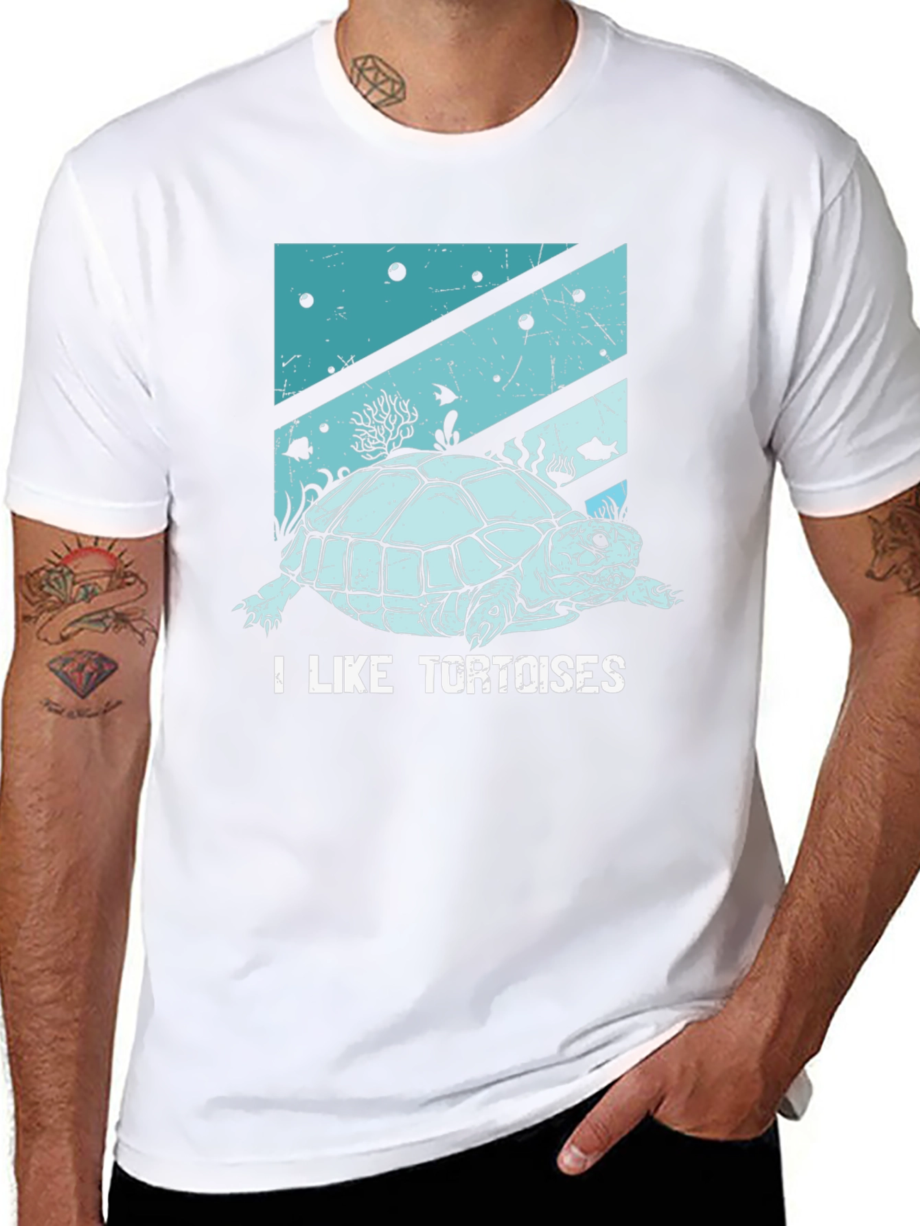 I Like Tortoises Graphic T-Shirt
