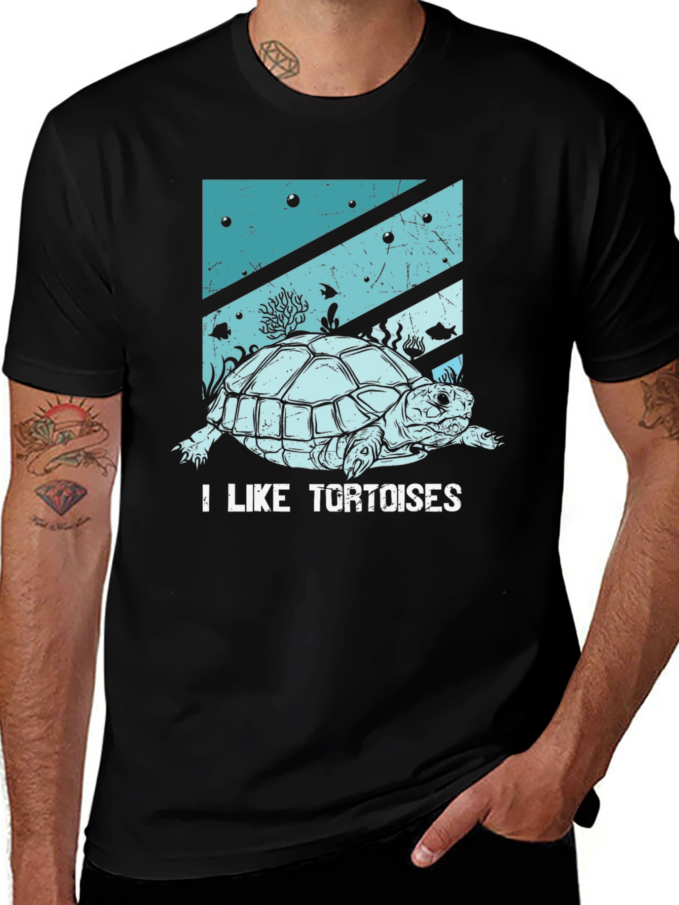 I Like Tortoises Graphic T-Shirt