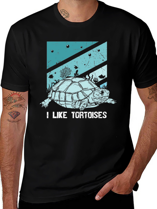 I Like Tortoises Graphic T-Shirt
