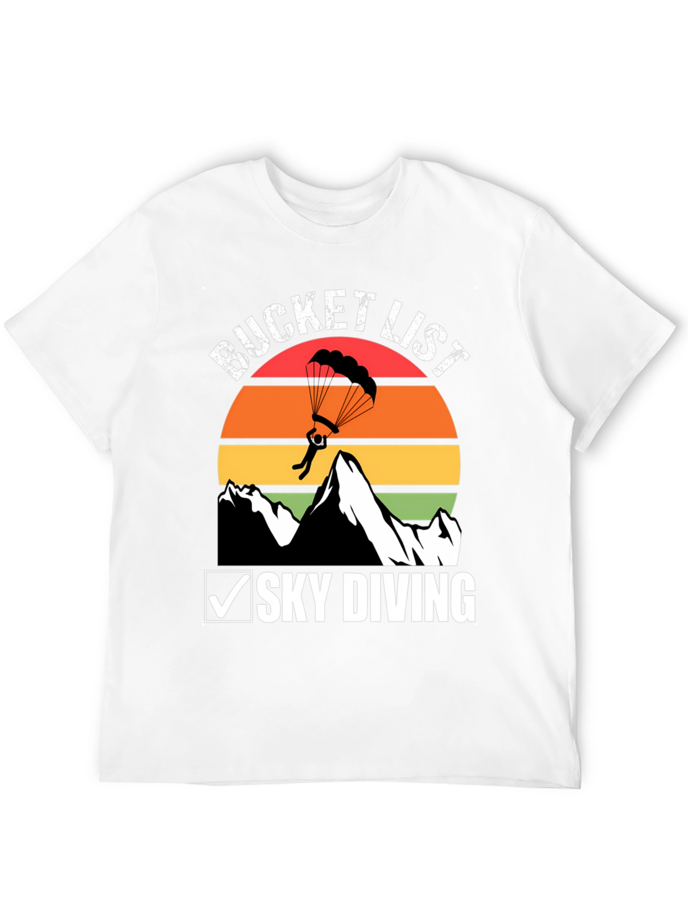 Skydiving Bucket List T-Shirt