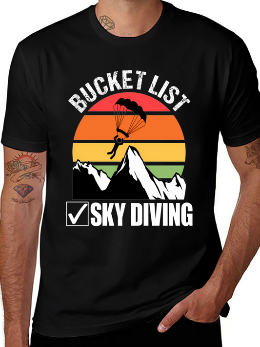 Skydiving Bucket List T-Shirt