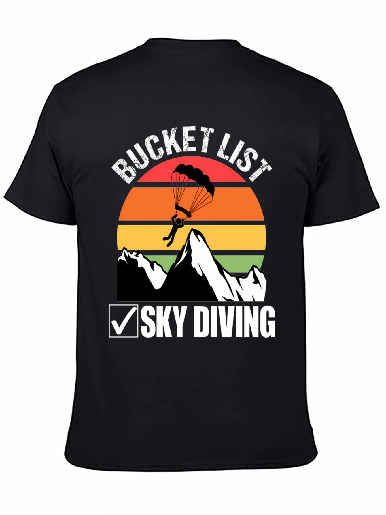 Skydiving Bucket List T-Shirt