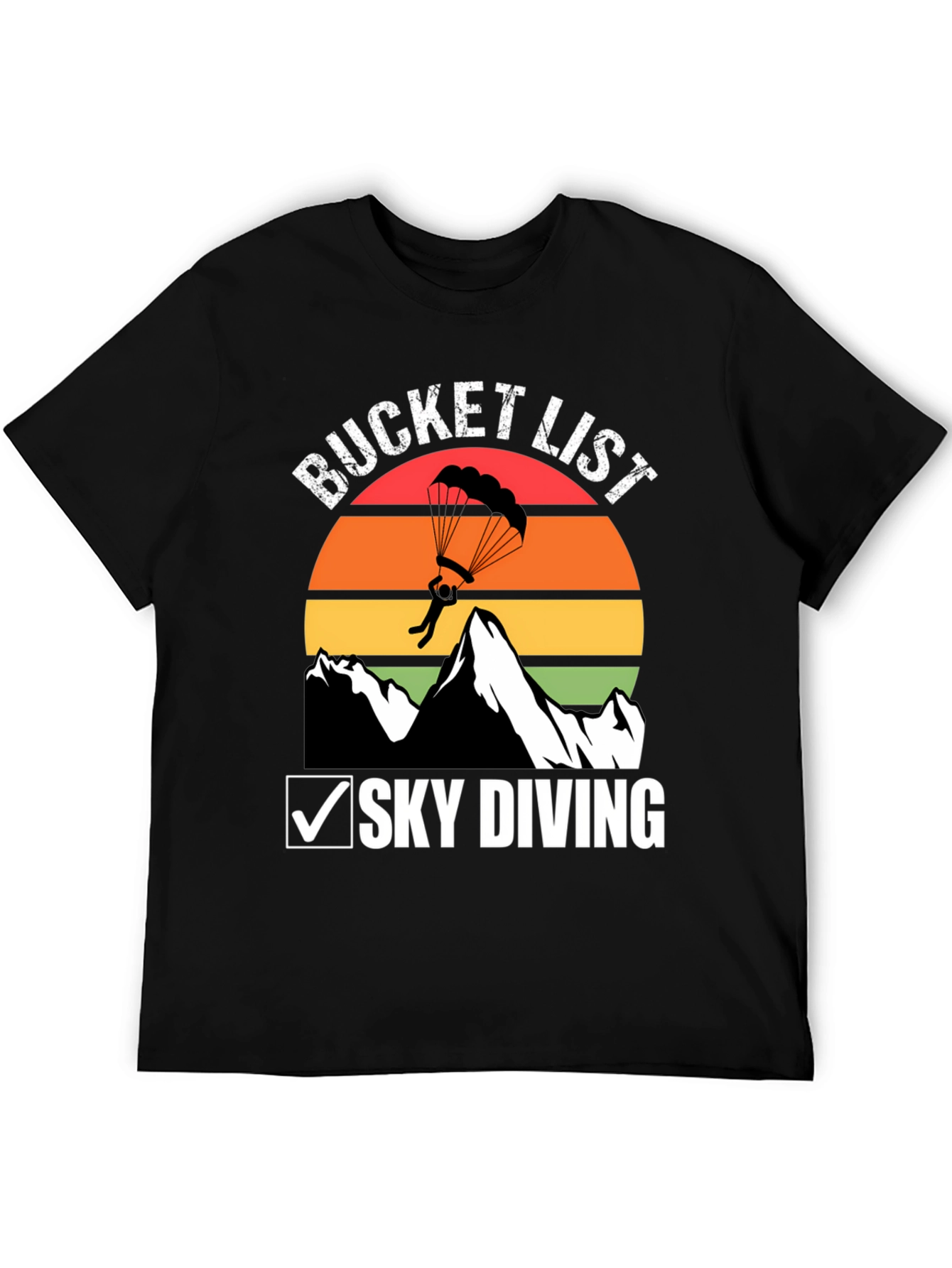 Skydiving Bucket List T-Shirt