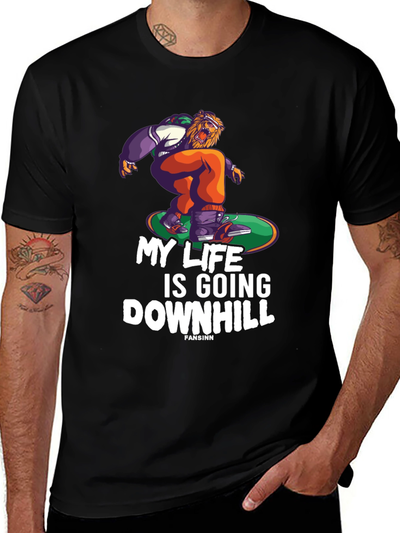 My Life is Going Downhill Graphic Tee