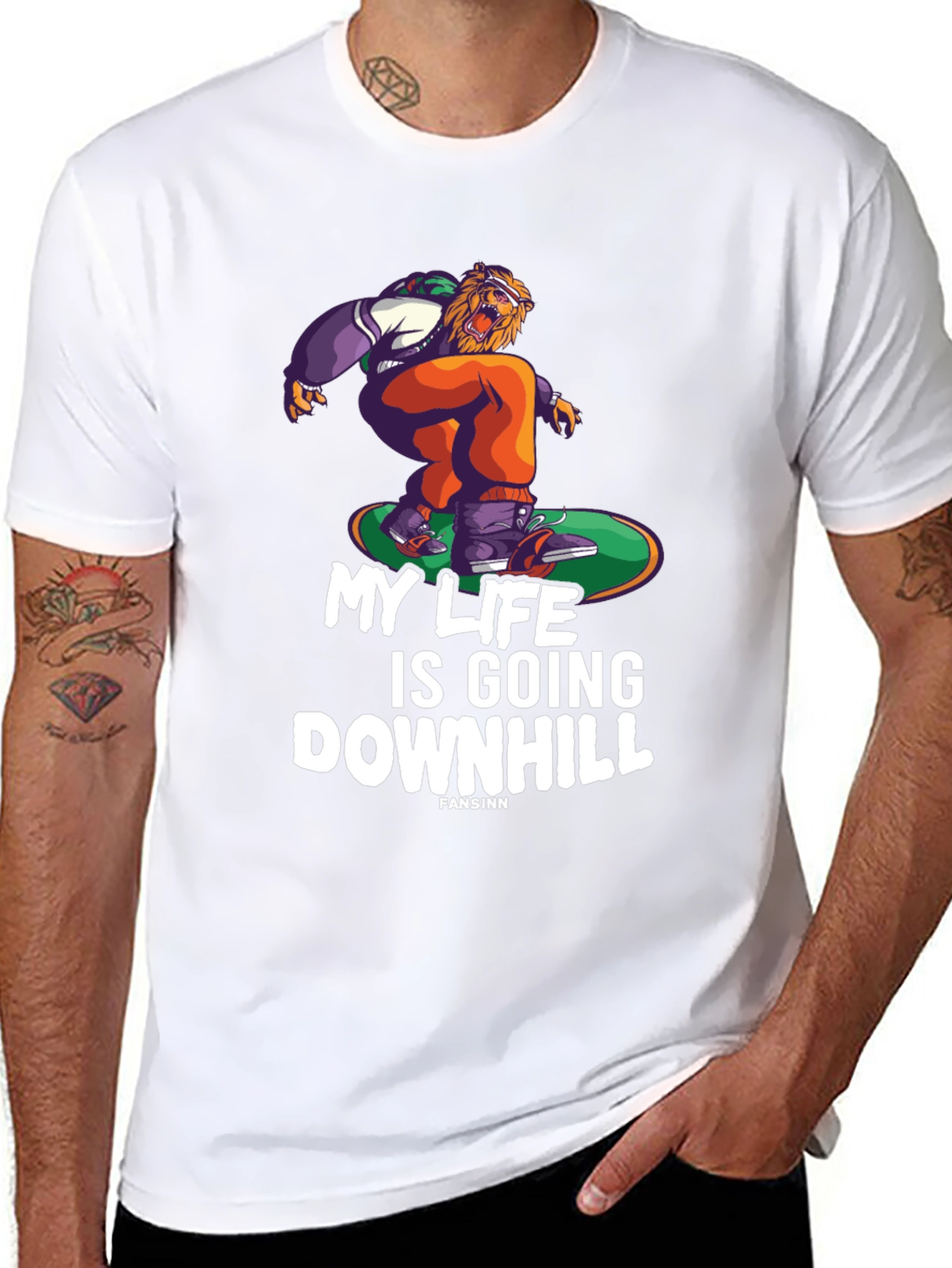 My Life is Going Downhill Graphic Tee