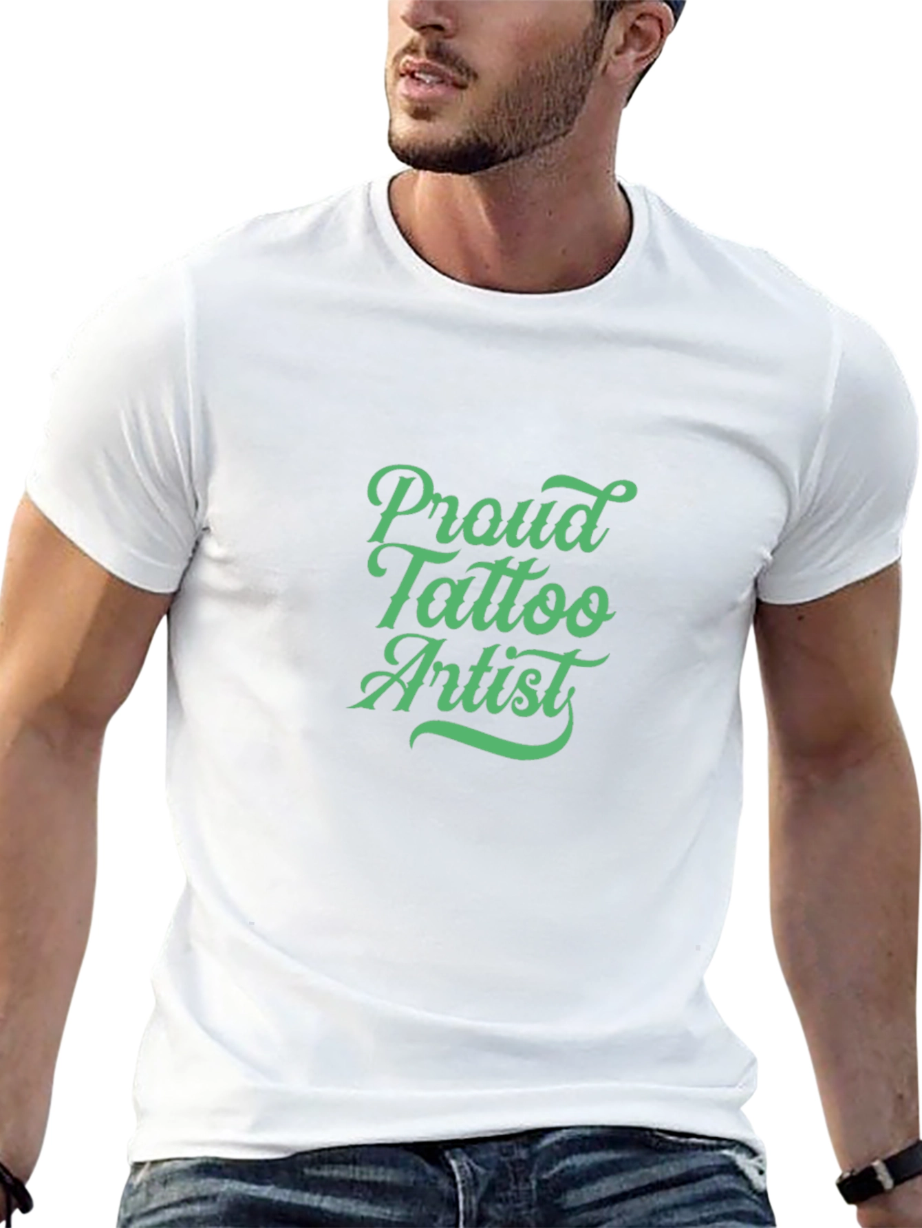 Proud Tattoo Artist Black Graphic Tee