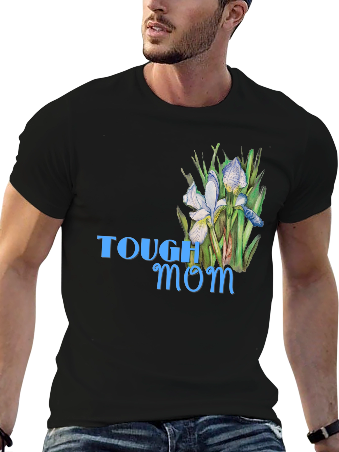 Tough Mom Floral T-Shirt - Stylish Comfort