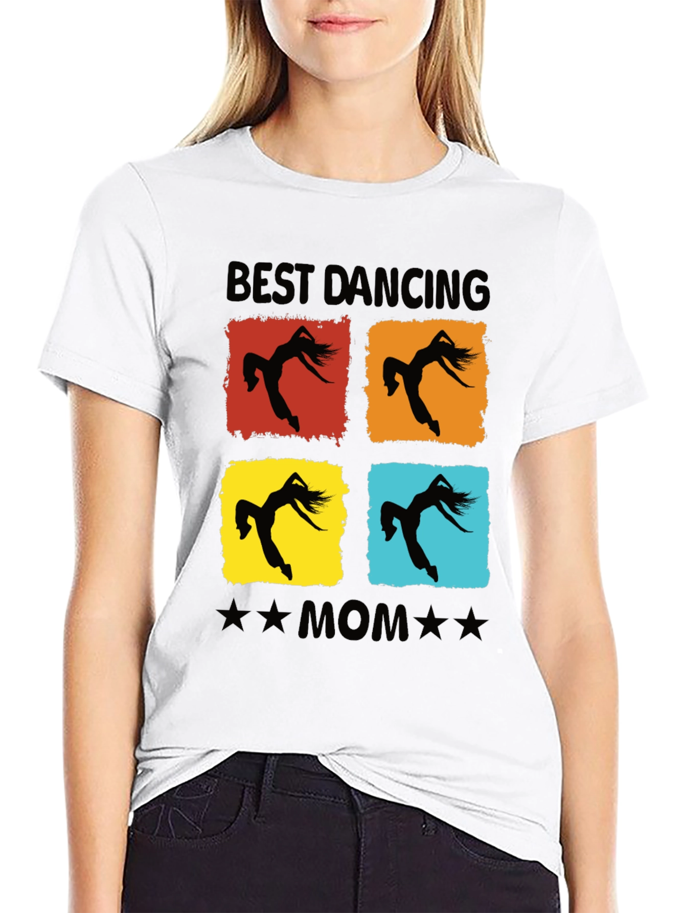 Best Dancing Mom T-Shirt | Dance Silhouette Tee