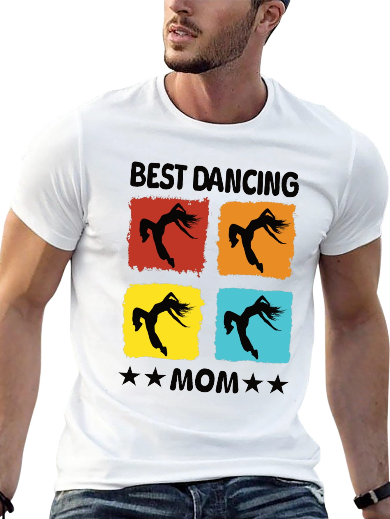 Best Dancing Mom T-Shirt | Dance Silhouette Tee
