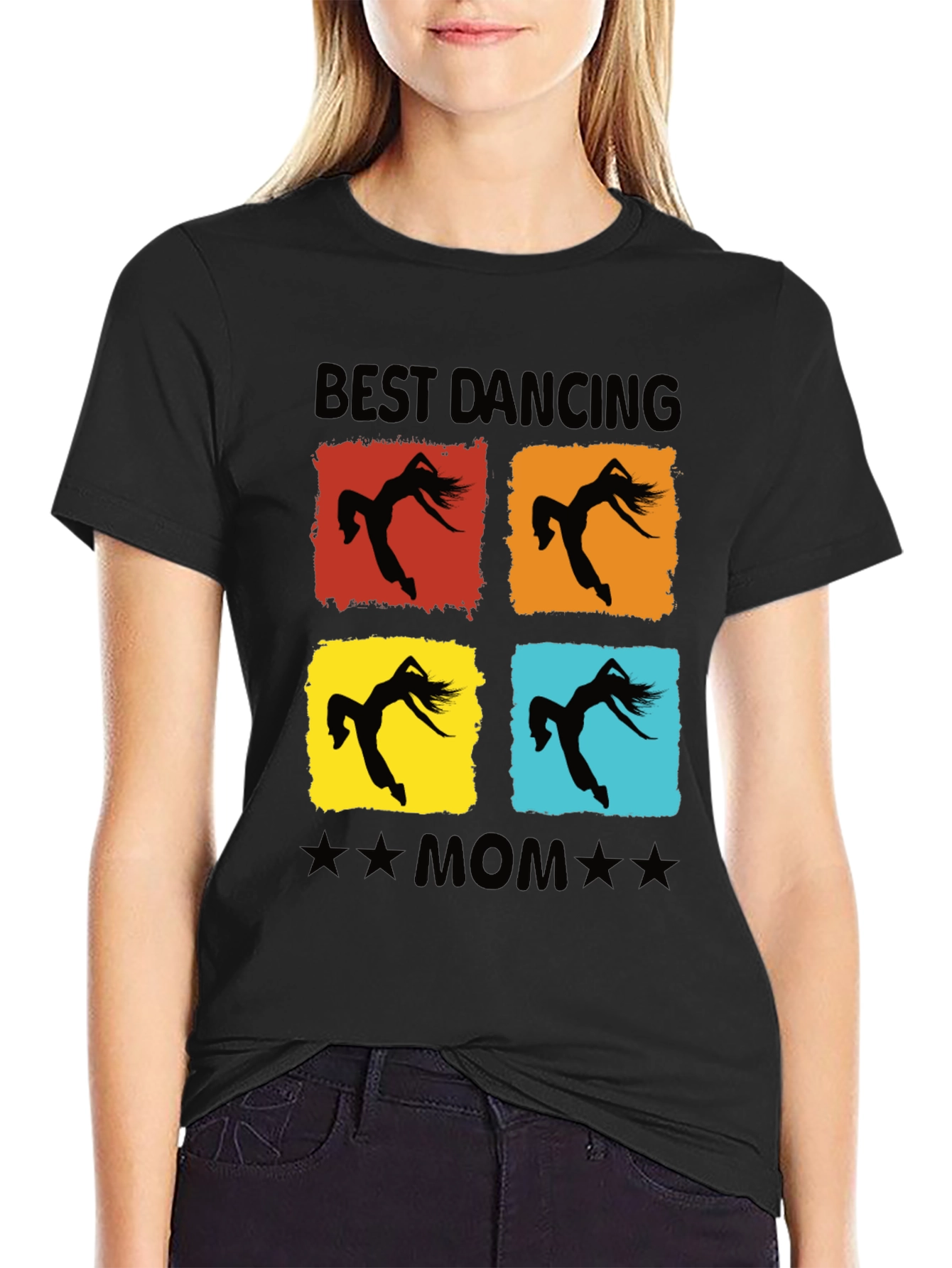 Best Dancing Mom T-Shirt | Dance Silhouette Tee