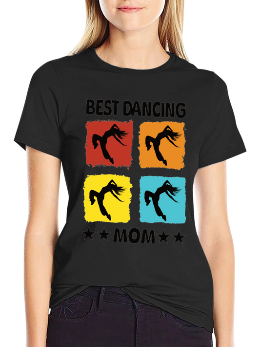Best Dancing Mom T-Shirt | Dance Silhouette Tee