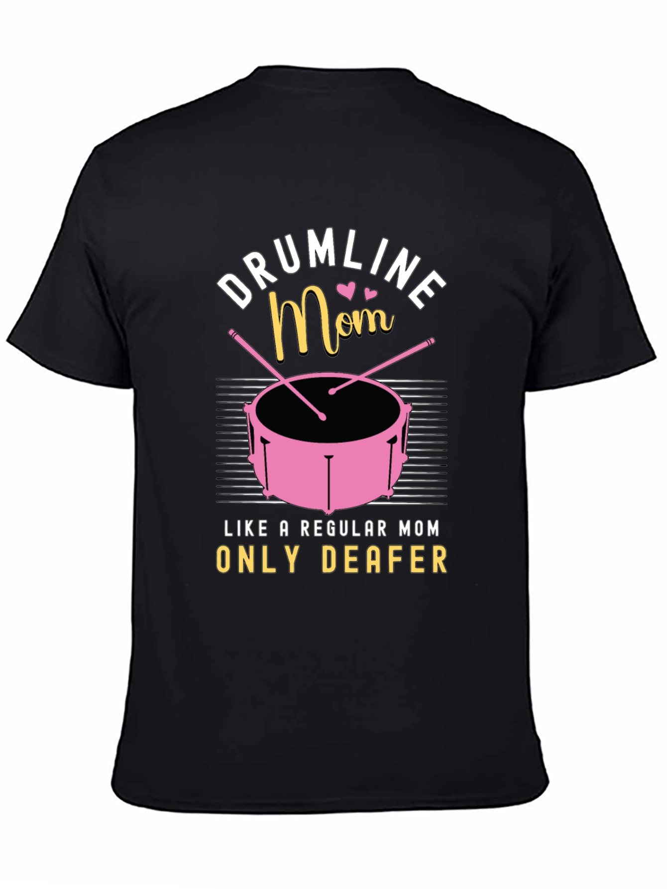 Drumline Mom Graphic T-Shirt - Music Lover Tee