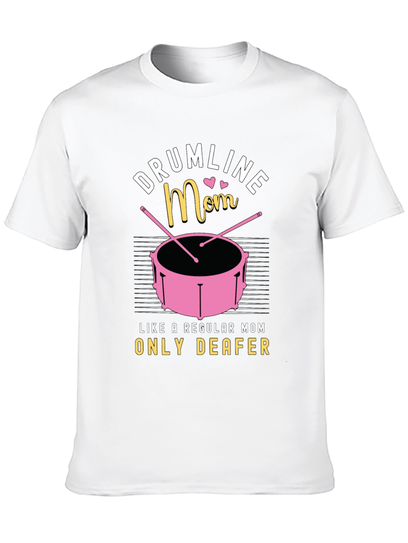 Drumline Mom Graphic T-Shirt - Music Lover Tee