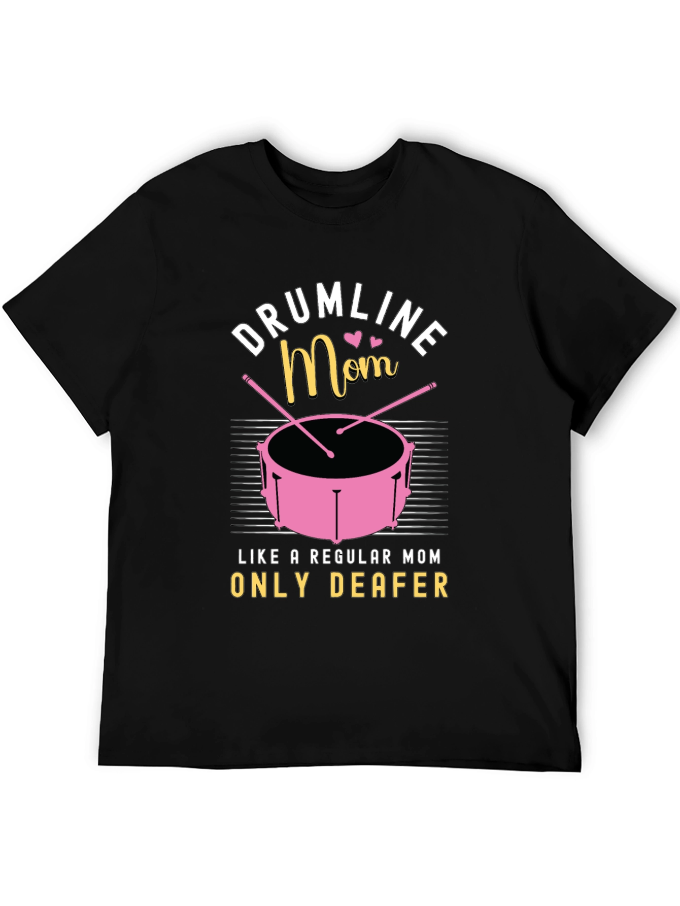 Drumline Mom Graphic T-Shirt - Music Lover Tee