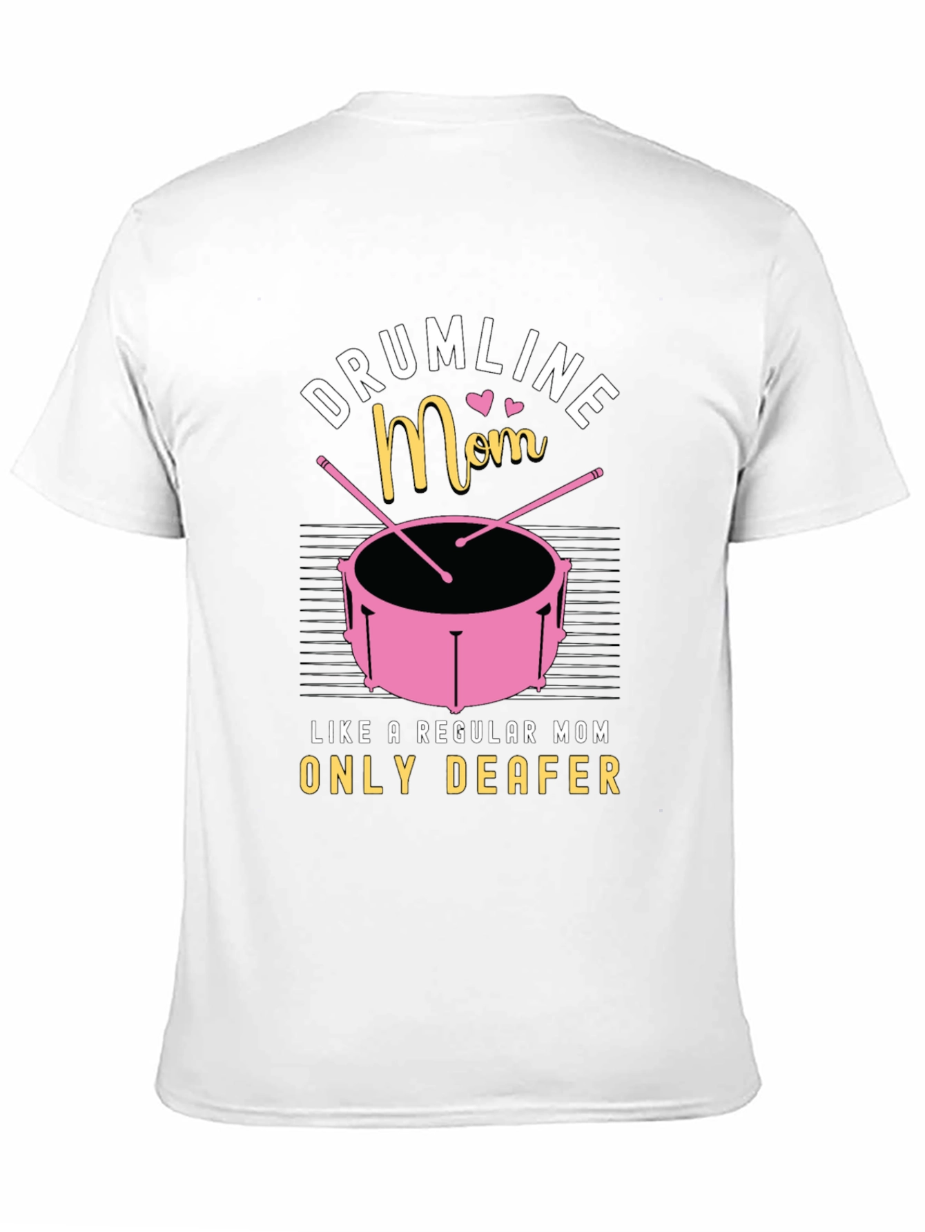 Drumline Mom Graphic T-Shirt - Music Lover Tee
