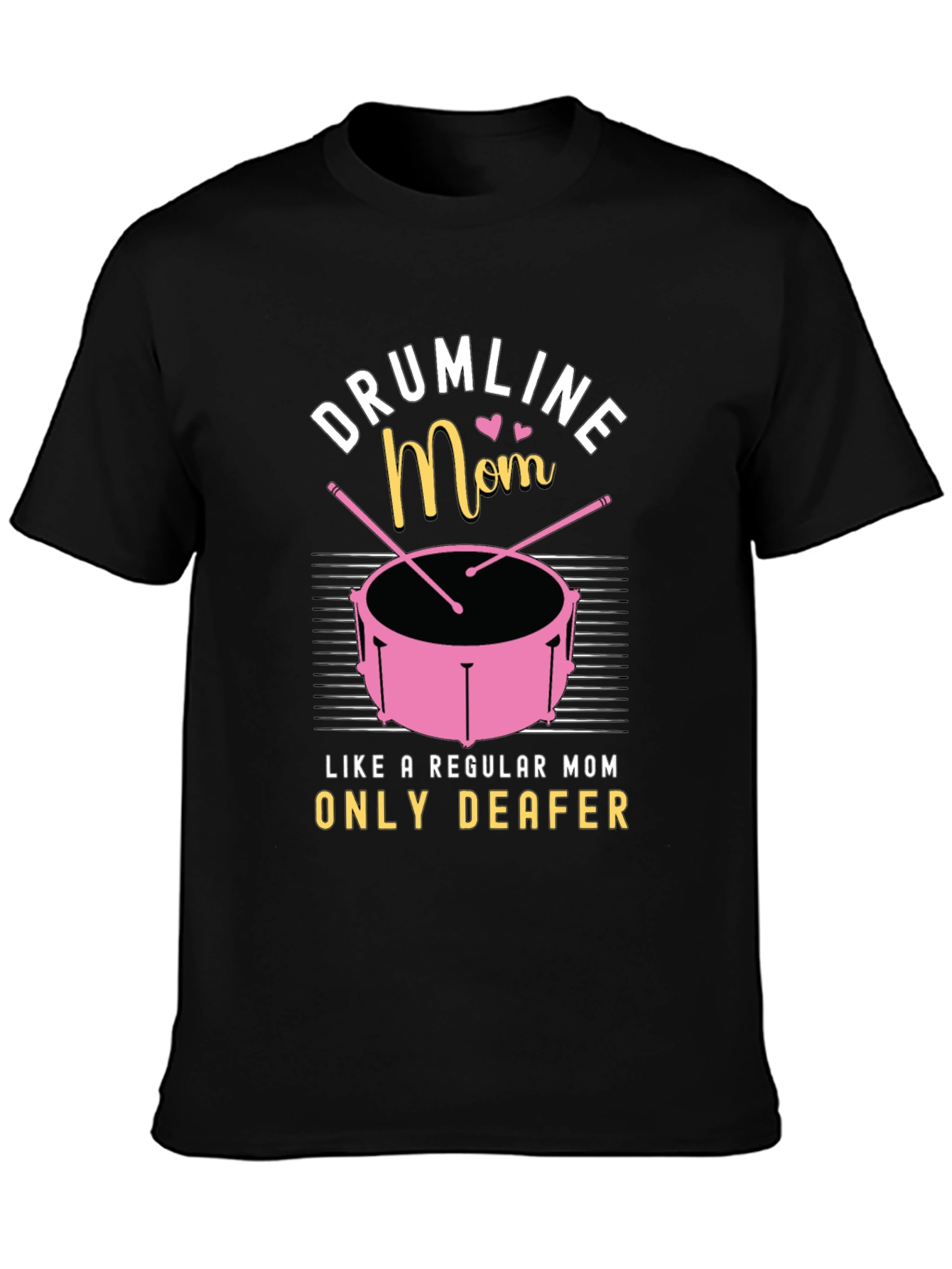 Drumline Mom Graphic T-Shirt - Music Lover Tee