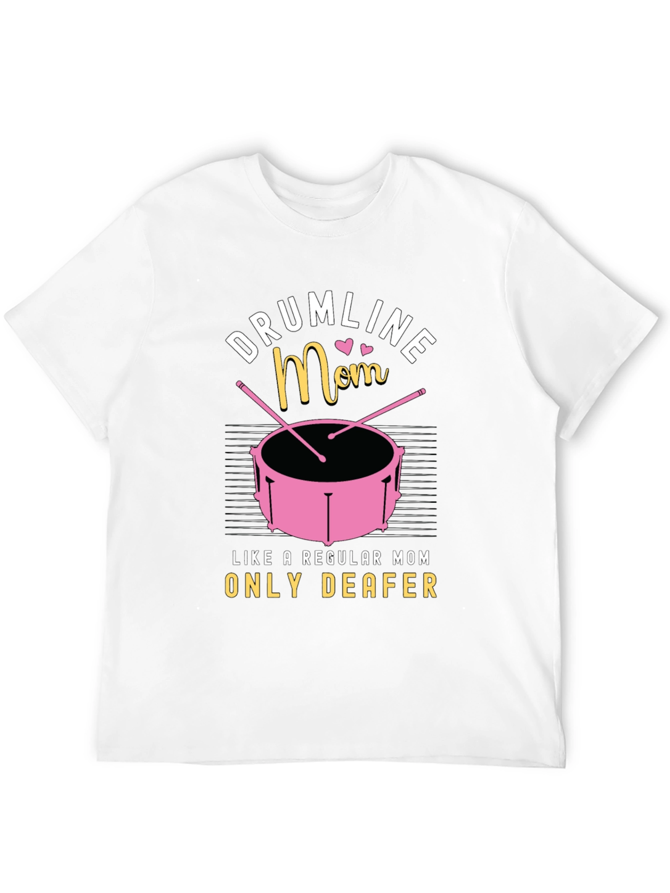 Drumline Mom Graphic T-Shirt - Music Lover Tee