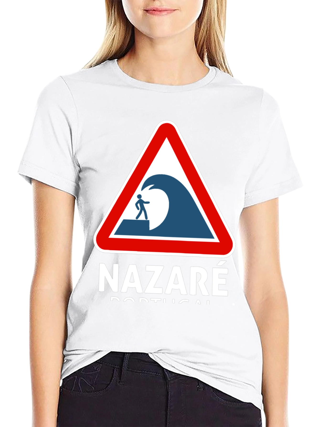 Nazaré Portugal Wave Warning T-Shirt