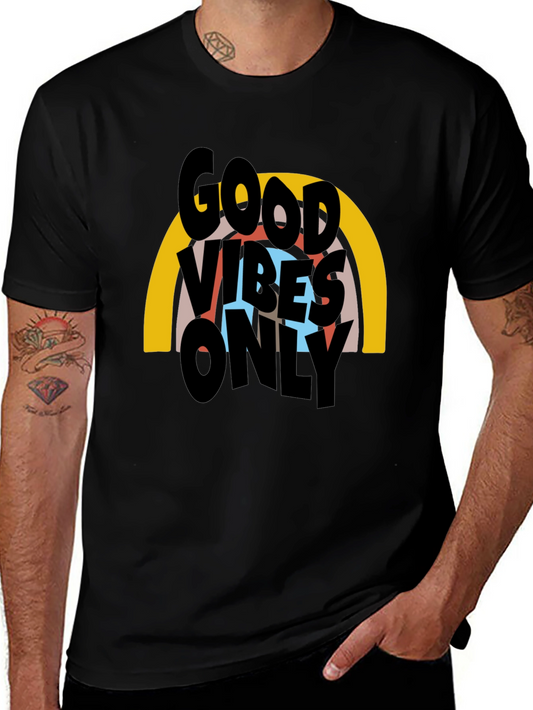 Good Vibes Only Graphic T-Shirt - Black