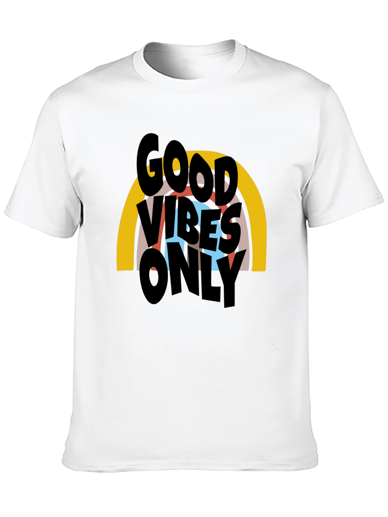Good Vibes Only Graphic T-Shirt - Black