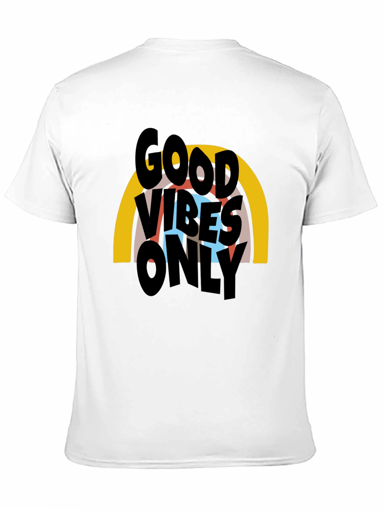 Good Vibes Only Graphic T-Shirt - Black