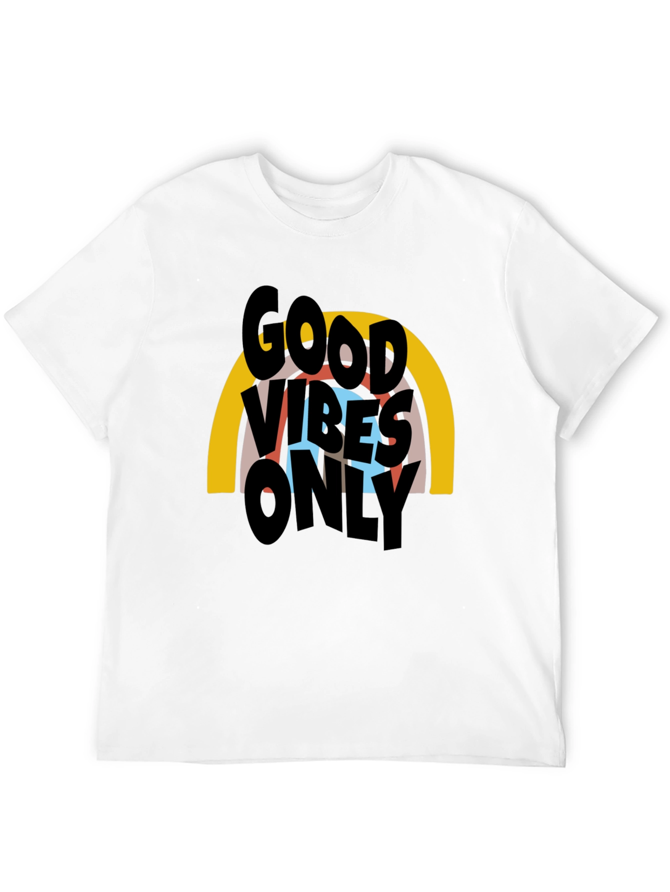 Good Vibes Only Graphic T-Shirt - Black