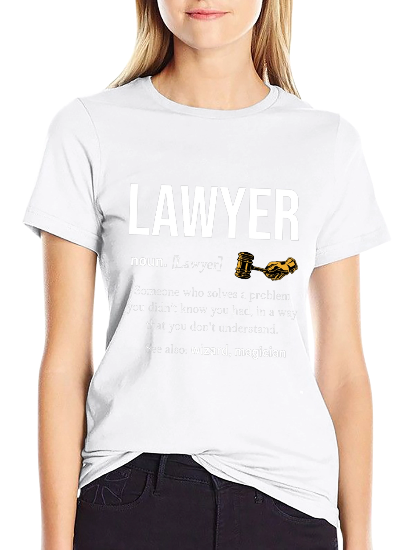 Lawyer Definition T-Shirt - Wizard Magician Attorney