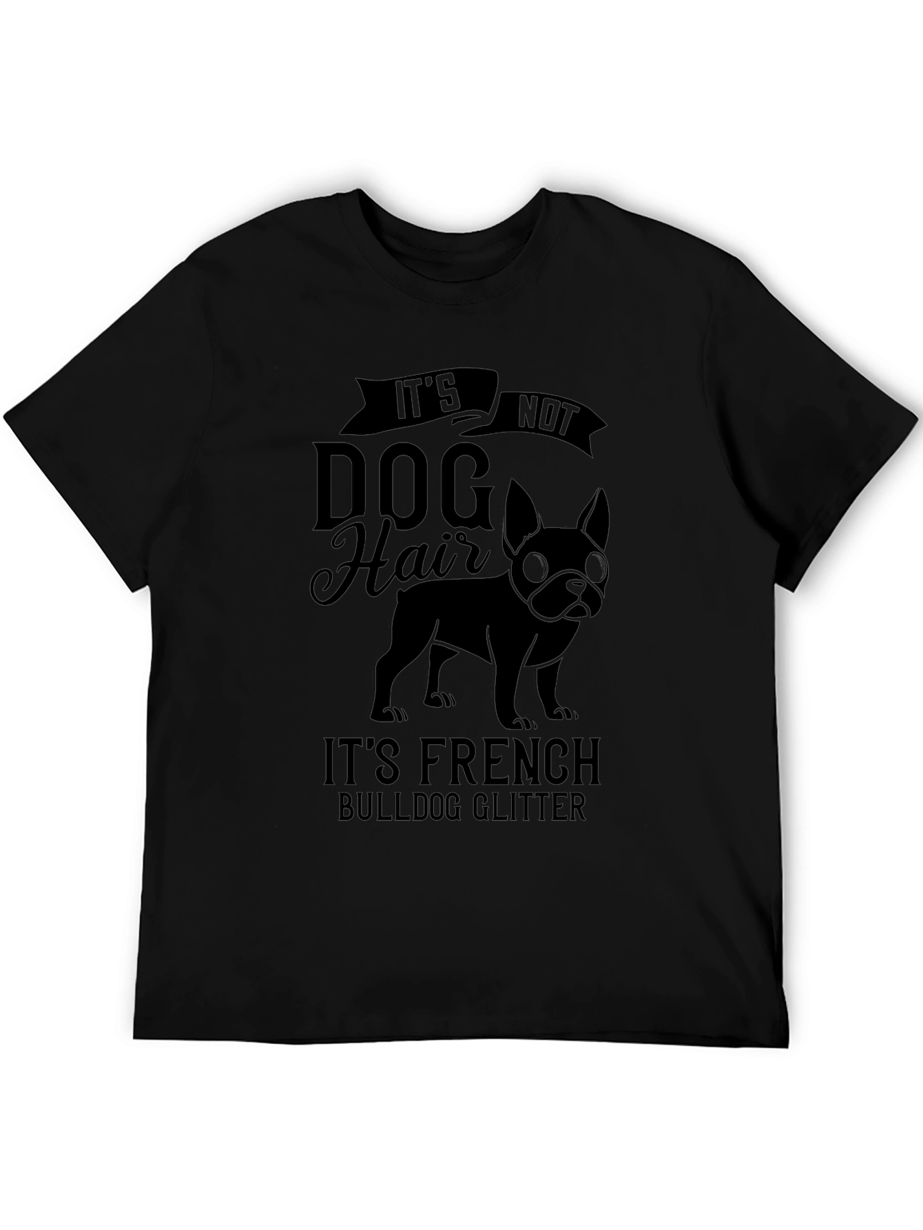 Funny French Bulldog Glitter T-Shirt
