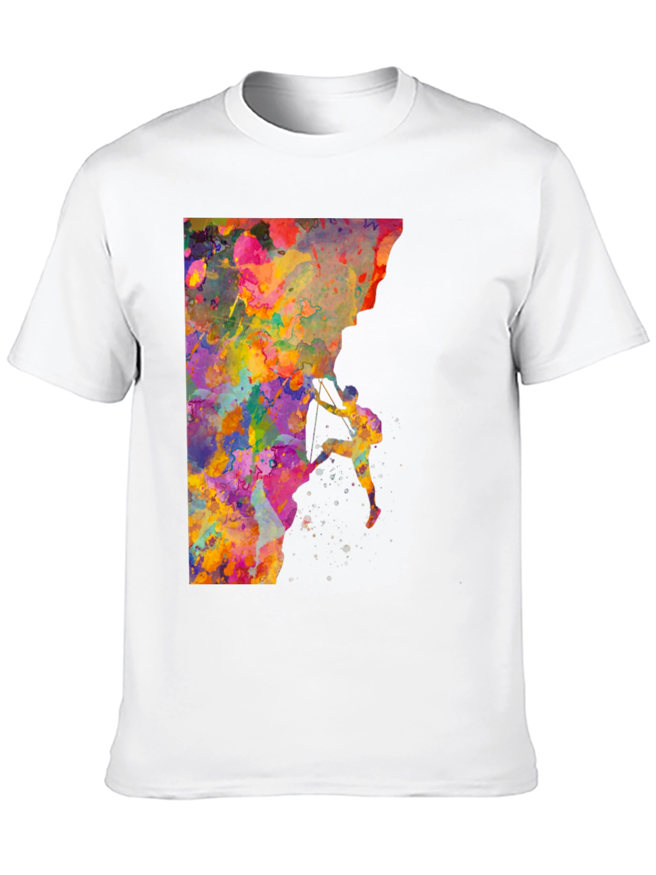 Watercolor Rock Climbing T-Shirt