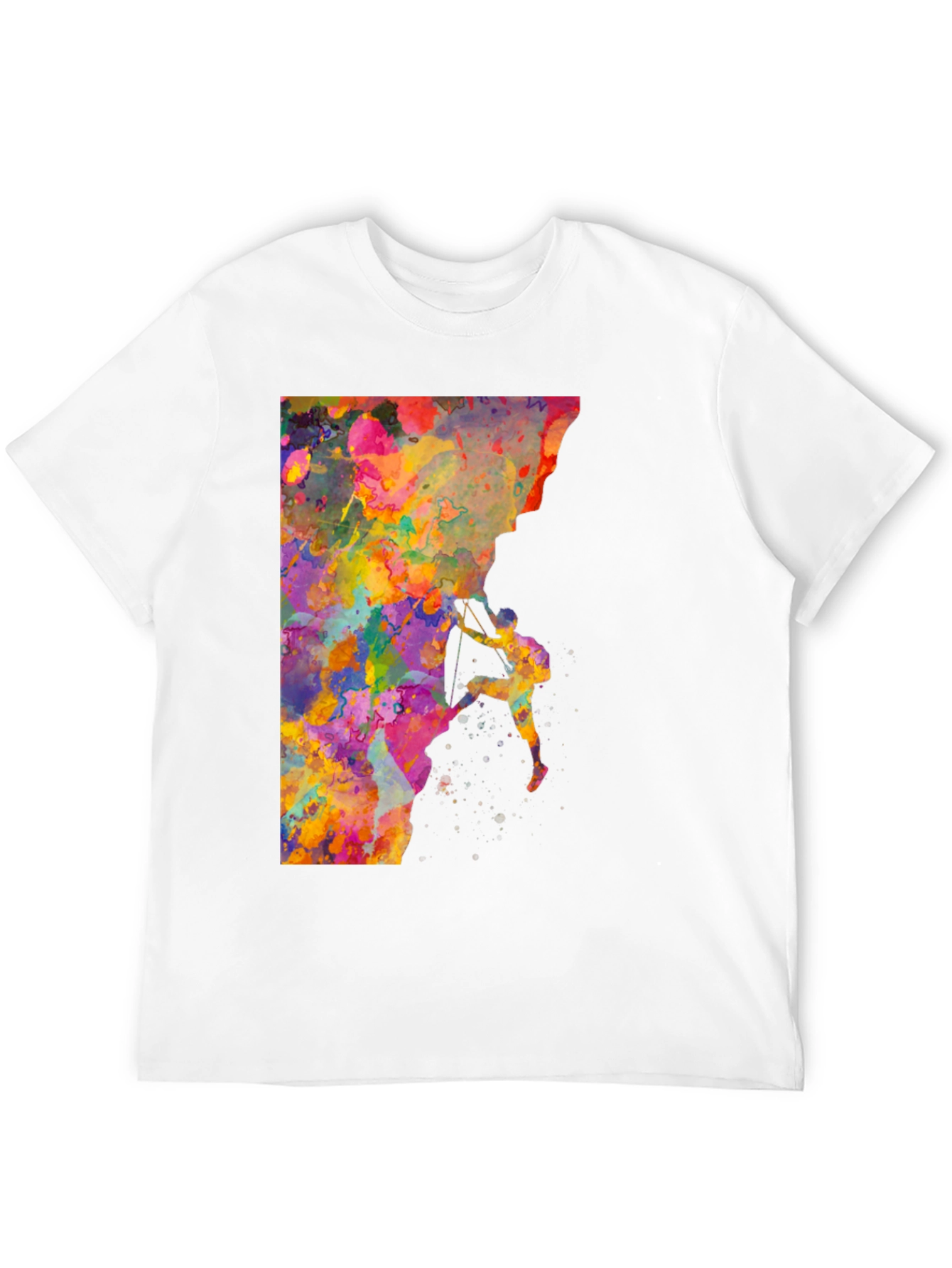 Watercolor Rock Climbing T-Shirt