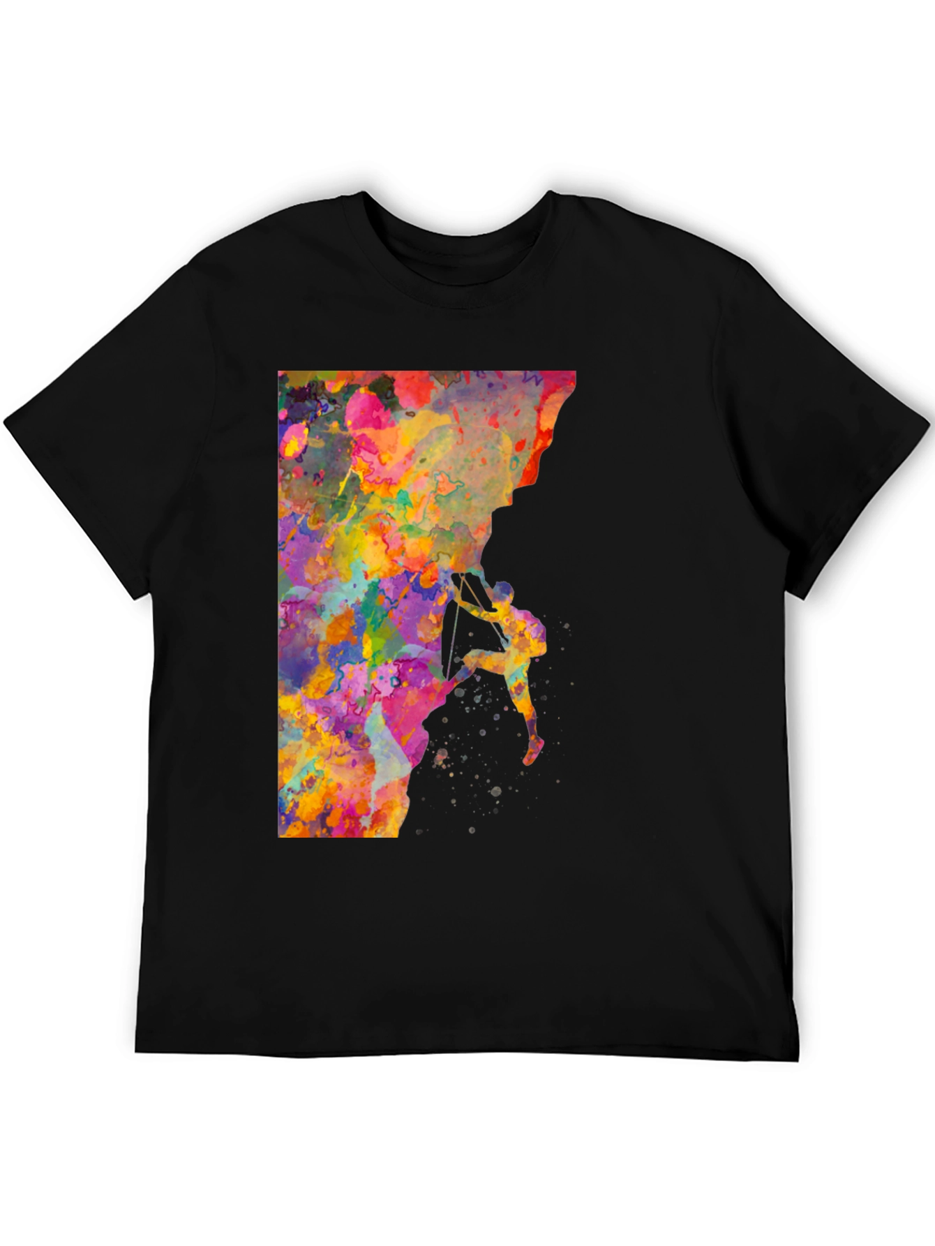 Watercolor Rock Climbing T-Shirt