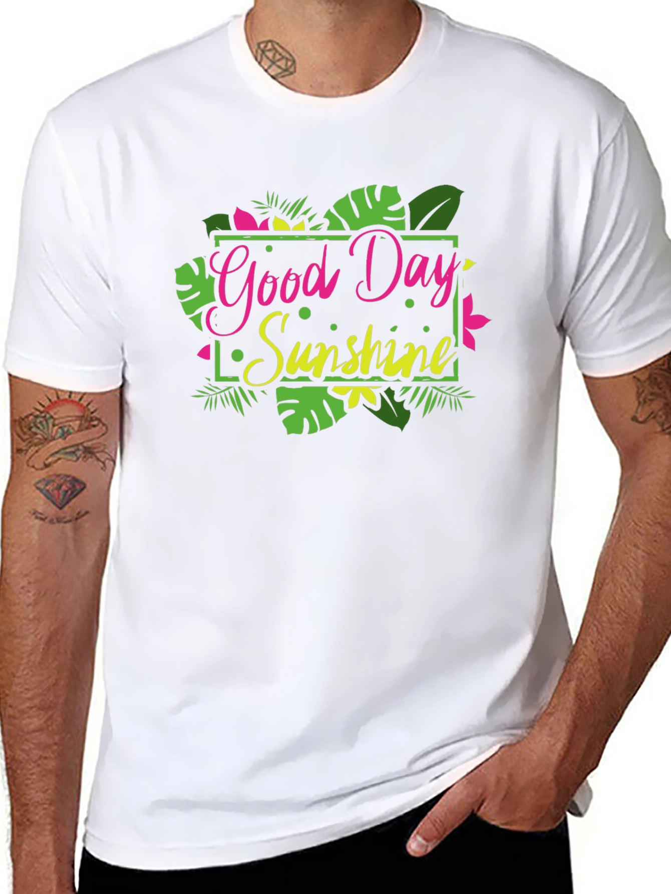 Good Day Sunshine Graphic Tee - Tropical Style
