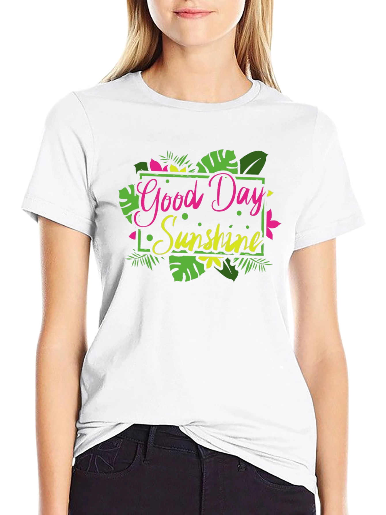 Good Day Sunshine Graphic Tee - Tropical Style